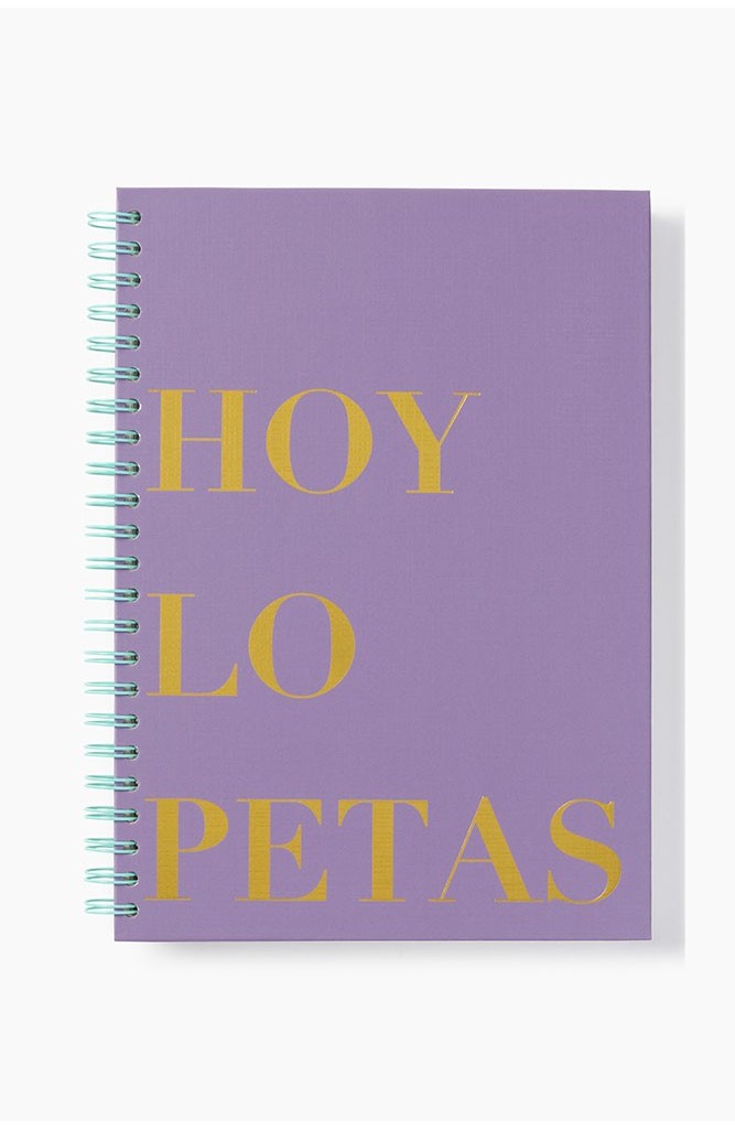 
                            Cuaderno Hoy Lo Petas
